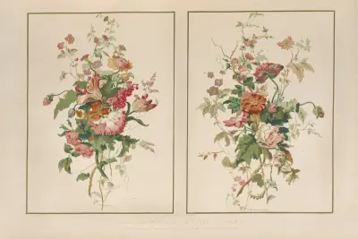 Papiertapeten von Mader fréres aus Paris von Matthew Digby Wyatt