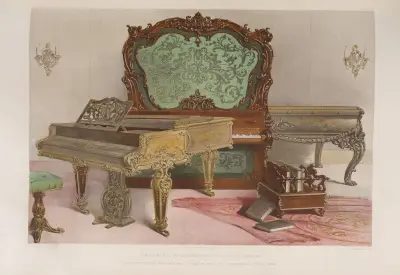 Pianofortes by Collard & Collard of London av Matthew Digby Wyatt