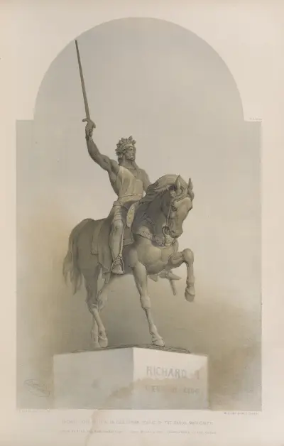 Richard cœur-de-lion, an equestrian statue av Matthew Digby Wyatt