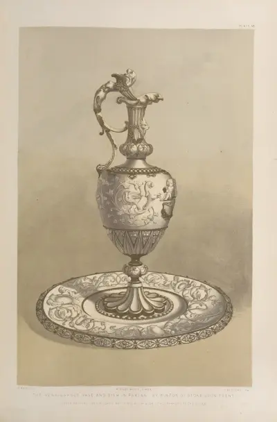 Renaissancen-Vase und Schale in Parian von Matthew Digby Wyatt