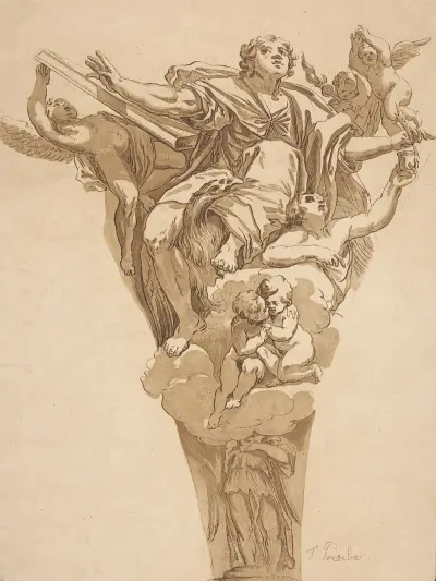 Himmelsfärd av Domenichino