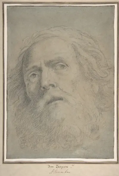 Kopf eines bärtigen Mannes von Domenichino