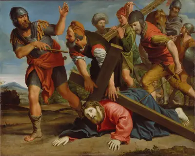 Vägen till Golgata av Domenichino