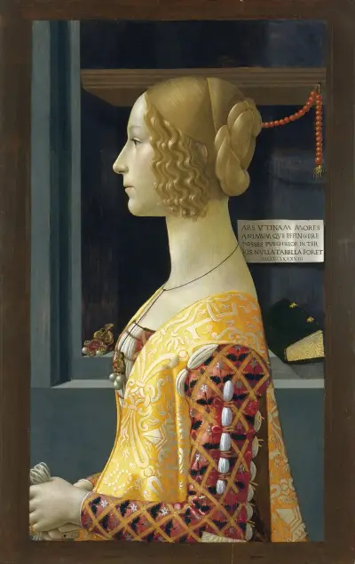 Portrait of Giovanna Tornabuoni av Domenico Ghirlandaio