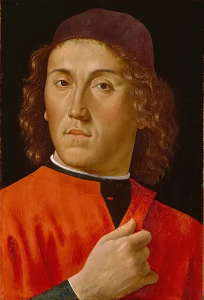 Young Man av Domenico Ghirlandaio