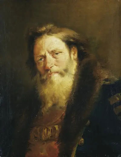 Porträtt av en gammal man av Giovanni Domenico Tiepolo