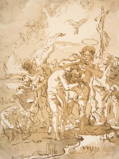 Kristi dop av Giovanni Domenico Tiepolo