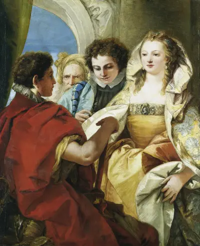 Scipios återhållsamhet av Giovanni Domenico Tiepolo