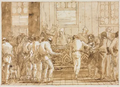 Rättegången av Giovanni Domenico Tiepolo