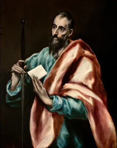 Apostle Saint Paul av El Greco (Domenikos Theotokopoulos)