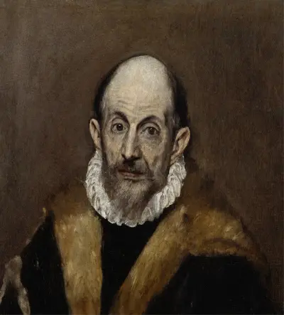 Portrait of an Old Man av El Greco (Domenikos Theotokopoulos)