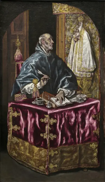 Saint Ildefonso av El Greco (Domenikos Theotokopoulos)