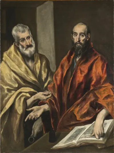 St Peter and St Paul av El Greco (Domenikos Theotokopoulos)