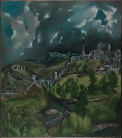 View of Toledo av El Greco (Domenikos Theotokopoulos)