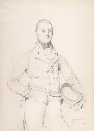 Admiral Sir Fleetwood Broughton Reynolds Pellew von Jean Auguste Dominique Ingres