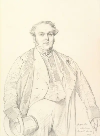 Armand Bertin av Jean Auguste Dominique Ingres
