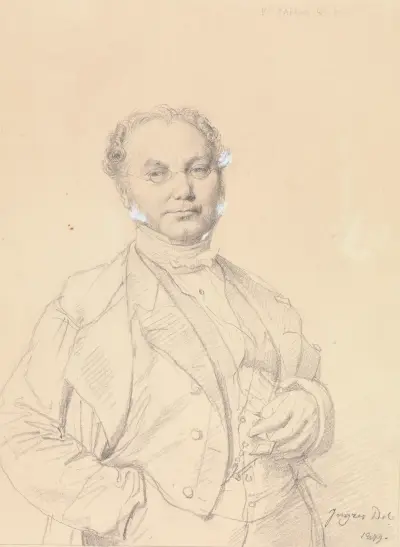 Dr. François Mêlier av Jean Auguste Dominique Ingres