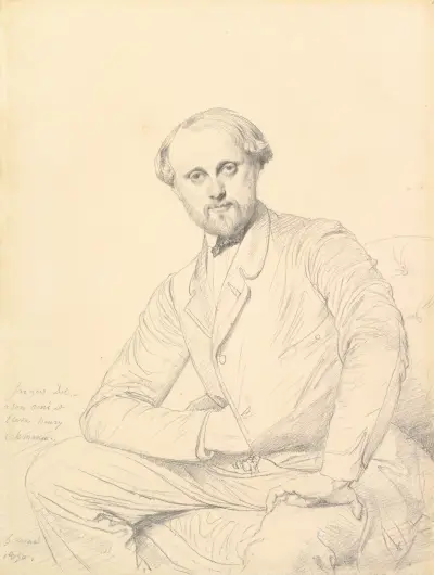 Henri Lehmann av Jean Auguste Dominique Ingres