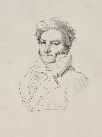 Jacques Marguet de Norvins av Jean Auguste Dominique Ingres