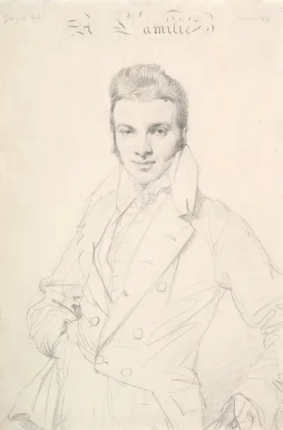 Jean-Joseph Fournier av Jean Auguste Dominique Ingres