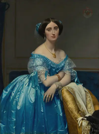 Joséphine-Éléonore-Marie-Pauline de Galard de Brassac de Béarn, Princesse de Broglie av Jean Auguste Dominique Ingres