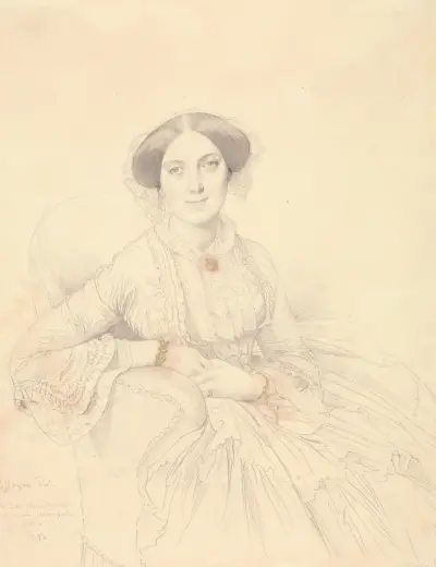Madame Félix Gallois av Jean Auguste Dominique Ingres
