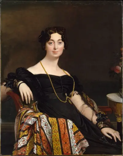 Madame Jacques-Louis Leblanc (Françoise Poncelle) av Jean Auguste Dominique Ingres