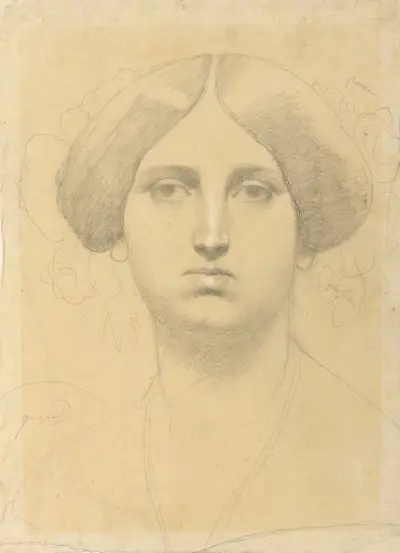 Madame Moitessier, 1851 – nr 1 av Jean Auguste Dominique Ingres