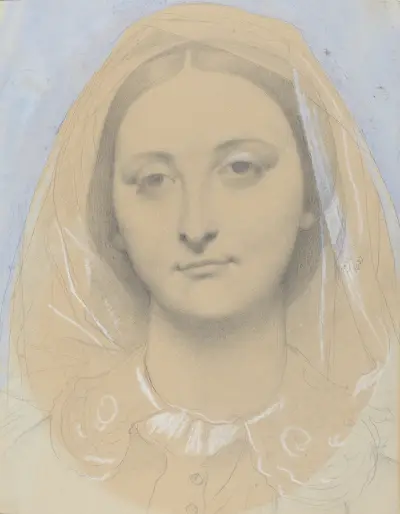 Mademoiselle Mary de Borderieux av Jean Auguste Dominique Ingres