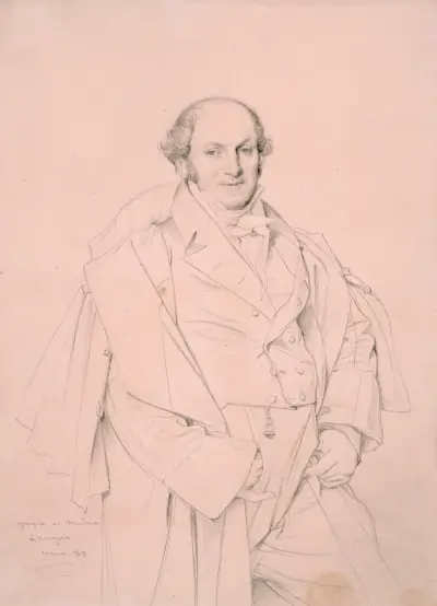 Monsieur Lavergne av Jean Auguste Dominique Ingres