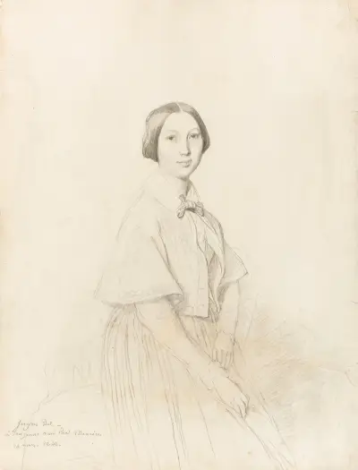 Portrait de Mme Paul Meurice av Jean Auguste Dominique Ingres