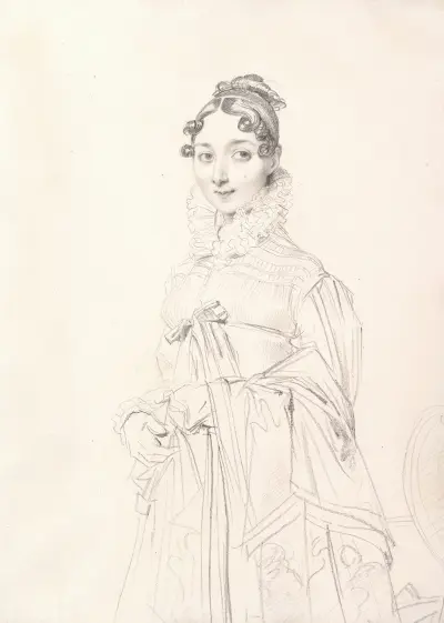 Portrait of a Lady av Jean Auguste Dominique Ingres