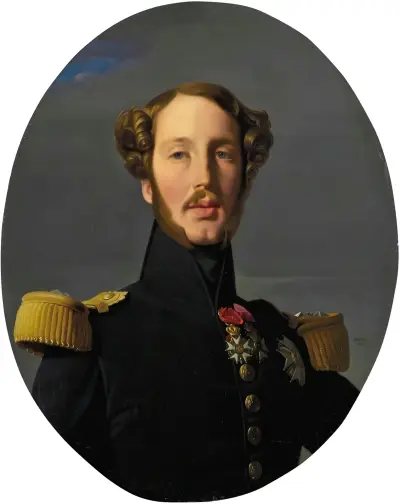Portrait Of Ferdinand-Philippe-Louis-Charles-Henri Of Bourbon Orleans, Duke Of Orleans av Jean Auguste Dominique Ingres