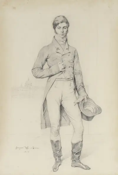 Portrait of Lord Grantham av Jean Auguste Dominique Ingres