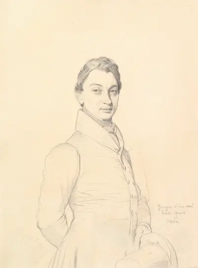 The Lawyer Paul Grand av Jean Auguste Dominique Ingres