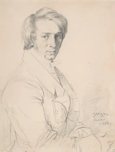 Ursin-Jules Vatinelle (1798-1881) av Jean Auguste Dominique Ingres