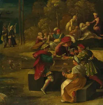 A Scene From Virgil’s Aeneid, From Alfonso I D’este’s Frieze In The ‘camerino D’alabastro’ av Dosso Dossi