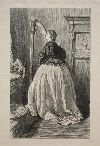 O Sing Again that Simple Song av George Du Maurier