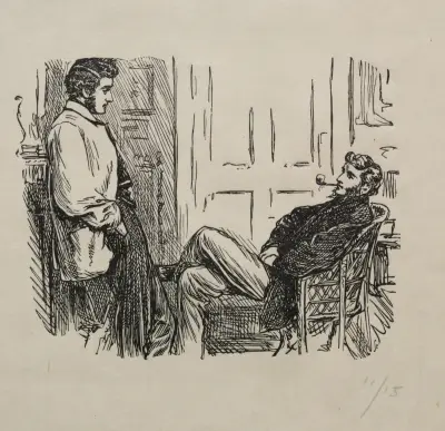 The Queen of Diamonds – How She Was Won and Lost, 1866 – nr 2 av George Du Maurier