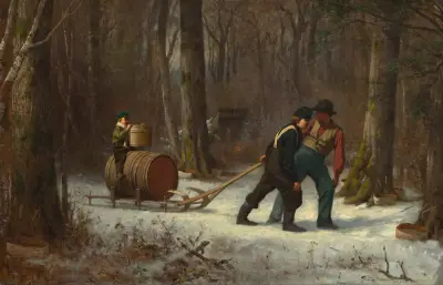 På väg till lägret av Eastman Johnson