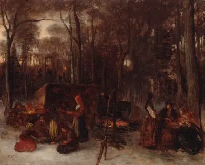 Att smaka på sockret av Eastman Johnson