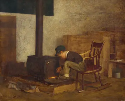 Den unge lärdomen av Eastman Johnson