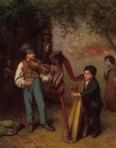 De unga musikerna av Eastman Johnson