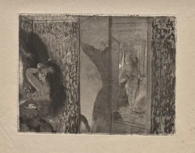 Actresses in Their Dressing Rooms, 1879 – nr 1 av Edgar Degas