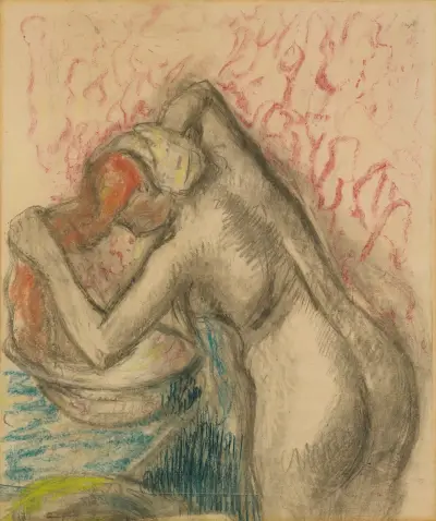 Après Le Bain (Femme S’essuyant Les Cheveux) – nr 1 av Edgar Degas