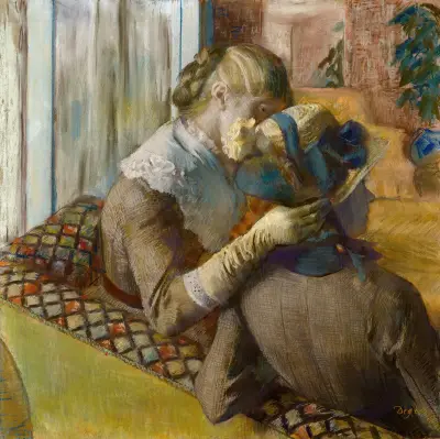 At the Milliner’s av Edgar Degas