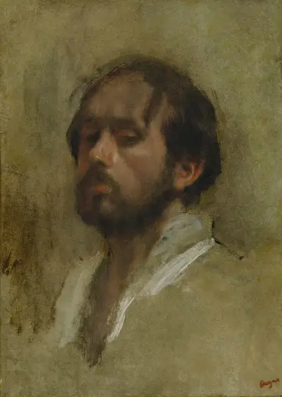 Autoportrait, 1862 av Edgar Degas