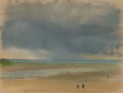 Beside the Sea av Edgar Degas