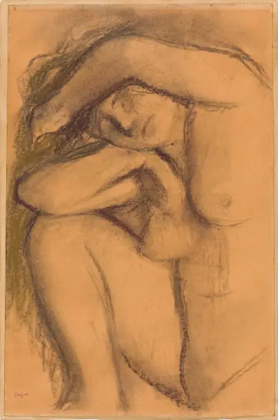 Étude de Nu, 1888 av Edgar Degas