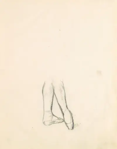Figurenstudien 12 von Edgar Degas